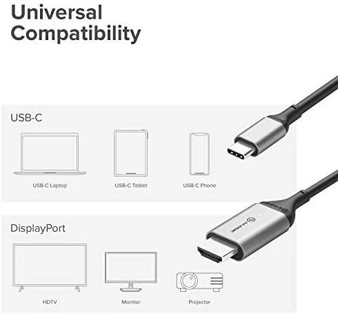 Kabelis USB Alogic USB-C - HDMI 2 m Juodas (ULCHD02-SGR)
