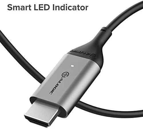 Kabelis USB Alogic USB-C - HDMI 2 m Juodas (ULCHD02-SGR)