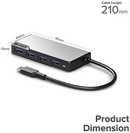 HUB USB Alogic UCFUUA-SGR 4x USB-A 3.0 (UCFUUA-SGR)