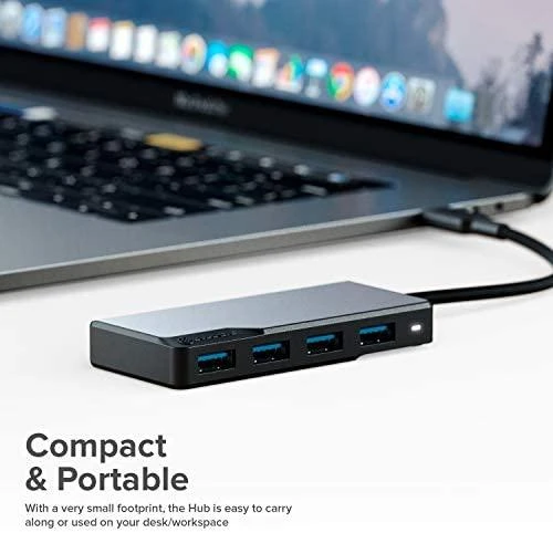 HUB USB Alogic UCFUUA-SGR 4x USB-A 3.0 (UCFUUA-SGR)