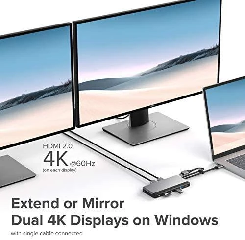 „Alogic USB-C 10-in-1“ stotis / replikatorius (U2CSH-SGR)