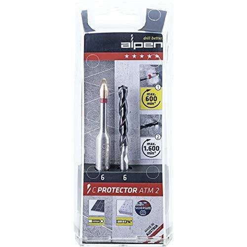 Grąžtas Alpen 303082100 - Set di punte per trapano C Prote