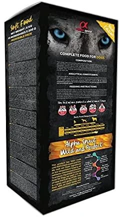 ALPHA SPIRIT WILD FISH drėgnas žuvies pašaras šunims 9kg
