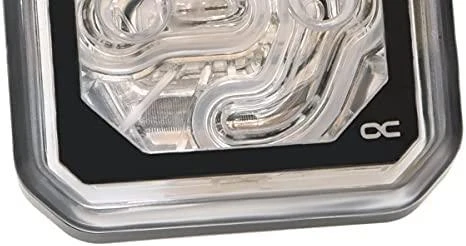 Alphacool Eisblock XPX Aurora CPU – Acryl Juodas Digital RGB