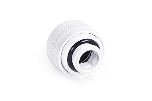 Alphacool „Icicle PRO“ jungtis, 13 mm kietas vamzdelis, G1/4, 6 vnt. pakuotėje, baltas