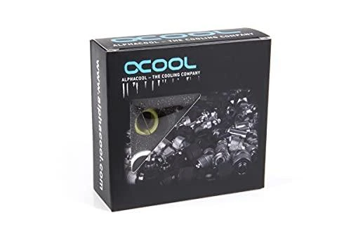 Alphacool „Icicle PRO“ jungtis, 13 mm kietas vamzdelis, G1/4, 6 vnt. pakuotėje, baltas