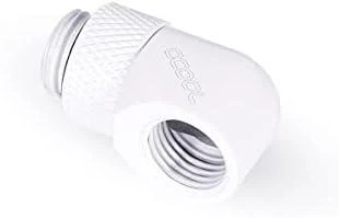 Alphacool Eiszapfen L pasukama jungtis G1/4 Moteris į G1/4 Moteris – Baltas