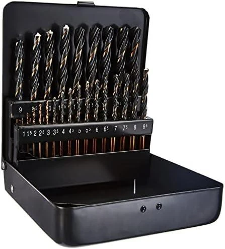 Grąžtas Alpen Metal drill bit set 008103211 HSS 25pcs