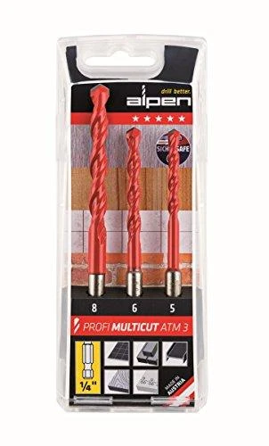 Grąžtas Wiertło Alpen Alpen Profi Multicut ATM 3 6-k kant 5-6-8