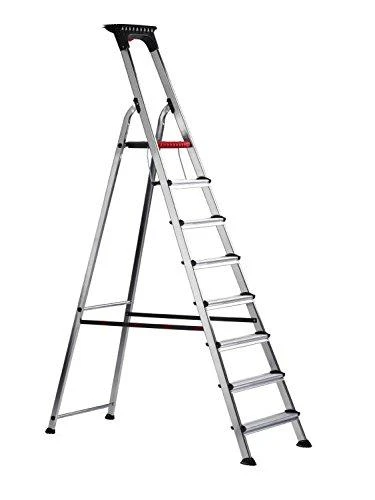 Aliuminės A tipo vienpusės kopėčios Double Decker ALTREX 8 pakopos