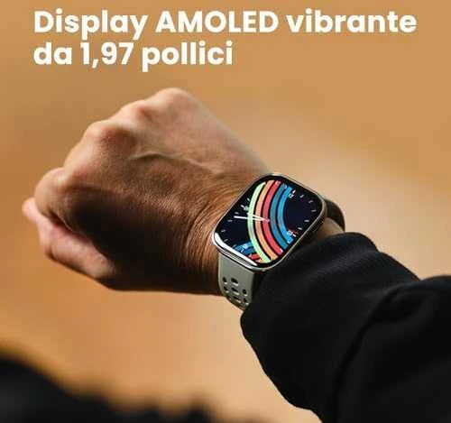 Išmanusis laikrodis Amazfit Bip 6, Juodas su juodu dirželiu