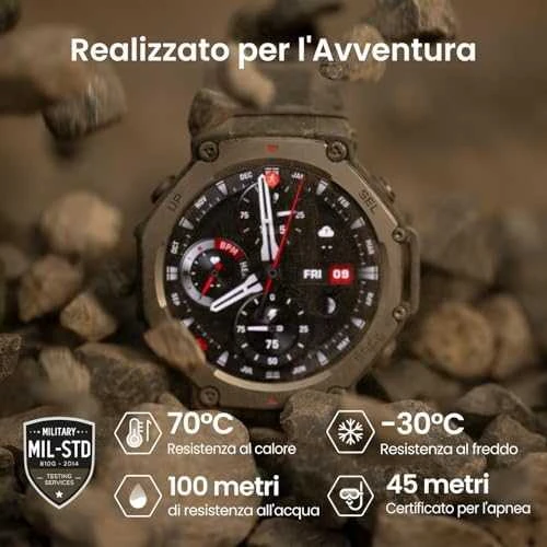 Išmanusis laikrodis Haze Amazfit T-Rex 3 miglotai pilka