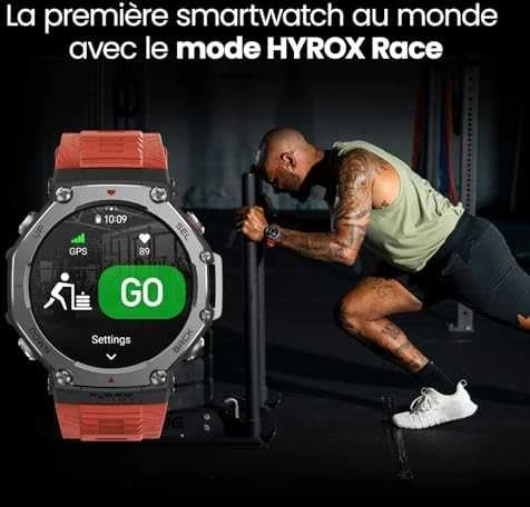 Išmanusis laikrodis Amazfit T-Rex 3, Nerudijančio plieno korpusas su pilkos spalvos silikoniniu dirželiu