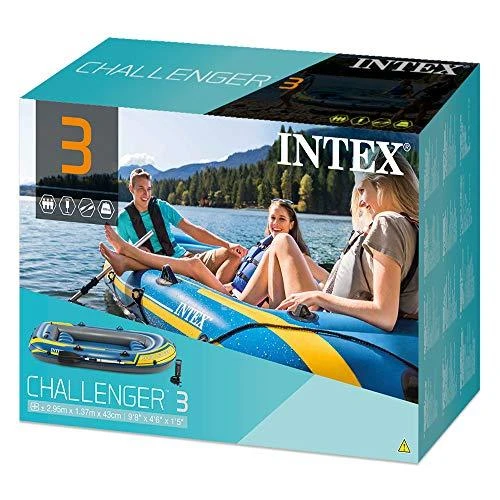 Pripučiama valtis Intex CHALENGER 3, 295 x 137 x 43 cm