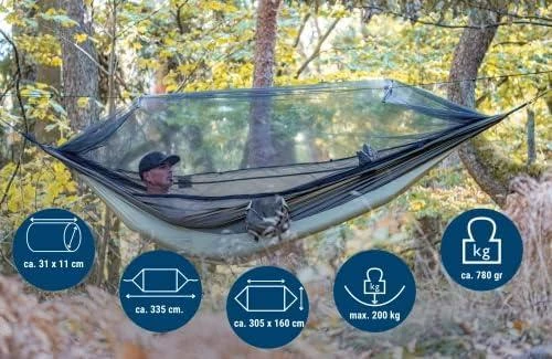 Amazonas „Moskito-Traveller Thermo XXL“ hamakas, 305 x 160 cm, 200 kg