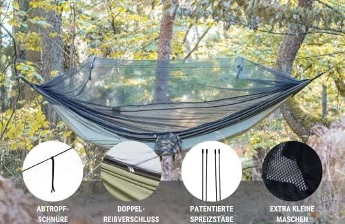 Amazonas „Moskito-Traveller Thermo XXL“ hamakas, 305 x 160 cm, 200 kg
