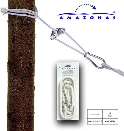 Amazonas Hamakas Priedas Smartrope baltas