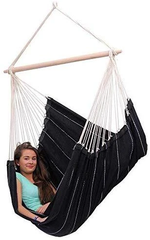 Amazonas Brasil juodas Dvigubas Hamakas, 160x130 cm, 150 kg