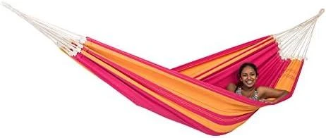 Amazonas Santana Single Hammock, 200x120 cm, 150 kg, Rožinė