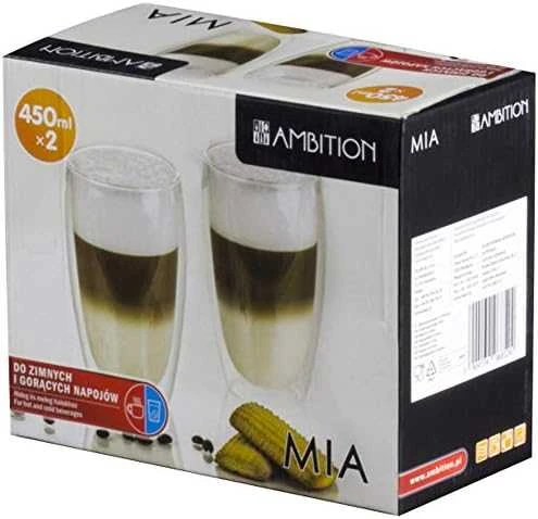 Dajar 2 Mia termo akinių rinkinys 450 ml AMBITION