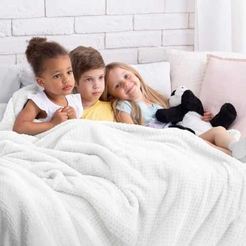 AmeliaHome Pledas SHLEEPY, 170X210 cm, spalva: balta