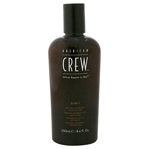 Šampūnas, kondicionierius ir dušo želė American Crew 3in1 Tea-Tree Shower Essential, 250 ml