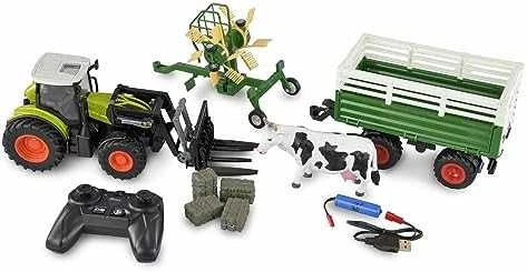 Amewi Amewi RC Traktor mit XL-Zubehörpaket LiIon 500mAh grün/6+