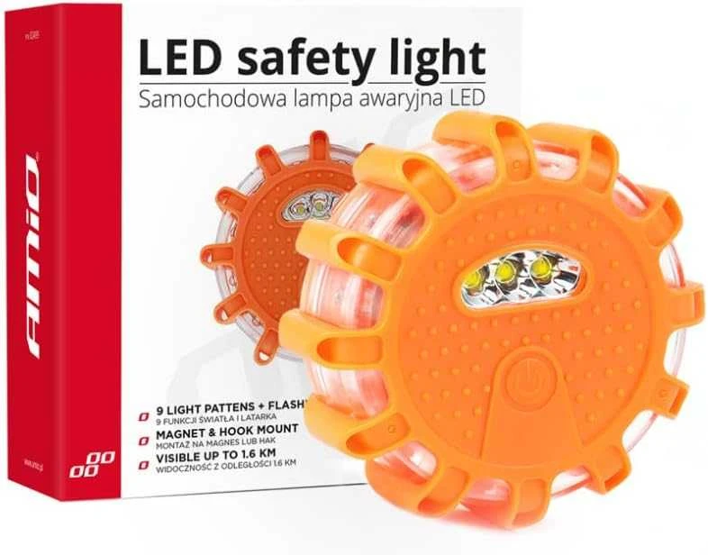 Amio LED Signalinis žibintas švyturėlis geltonas