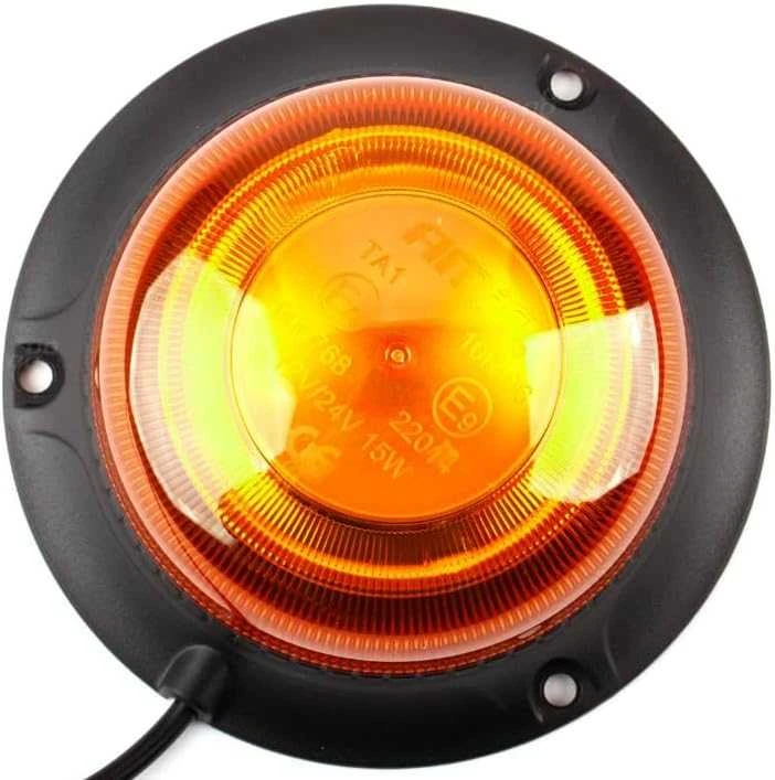 LED įspėjamoji lempa su magnetu W21ml R65 R10 18LED 12/24V IP56 AMIO-02924