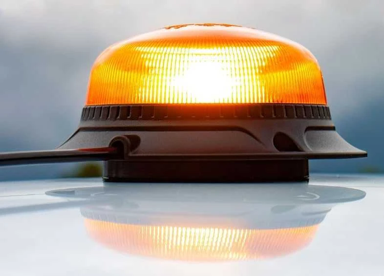 LED įspėjamoji lempa R65 R10 12V 24V W213bl AMIO-02927
