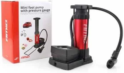Mini kojinė pompa su manometru PU03, AMIO-02147
