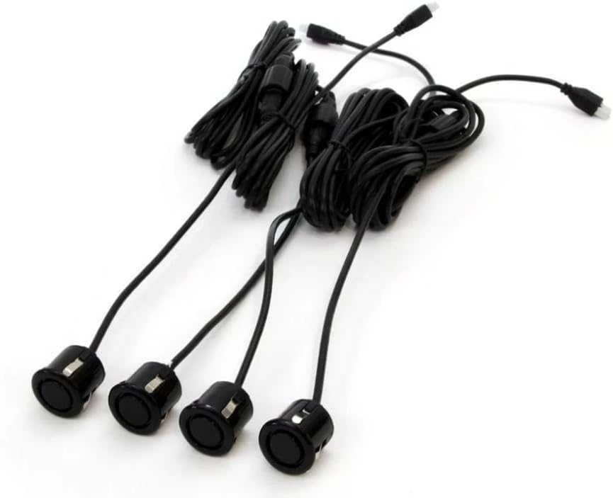 Amio Parkavimo pagalbos sistema TFT02 4,3" su HD-301-IR kamera, 4 juodi jutikliai