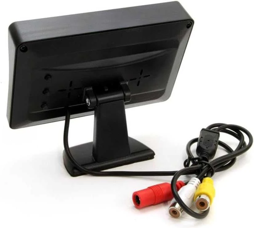 Amio Parkavimo pagalbos sistema TFT01 4,3" su HD-310 kamera, 4 juodi jutikliai, vidinis montavimas