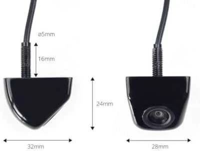 Amio Parkavimo pagalbos sistema TFT01 4,3" su HD-310 kamera, 4 juodi jutikliai