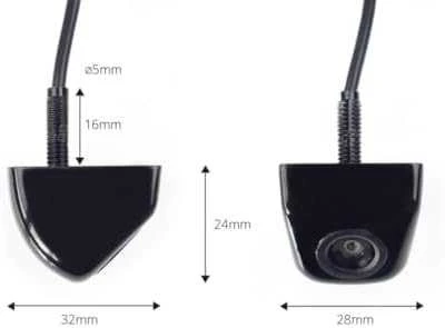 Amio Parkavimo pagalbos sistema TFT01 4,3" su HD-310 kamera, 4 sidabro spalvos jutikliai