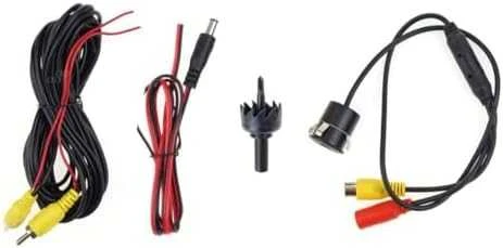 Amio Parkavimo pagalbos sistema TFT02 4,3" su HD-308-LED kamera, 4 juodi jutikliai, vidinis montavimas