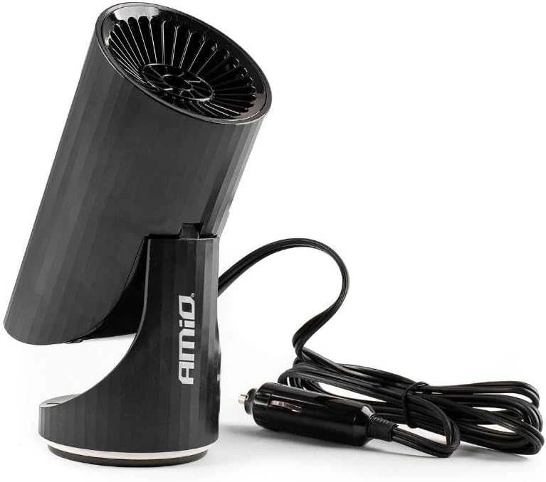 Automobilinis šildytuvas su ventiliatoriumi 12V 150W AMIO-02898