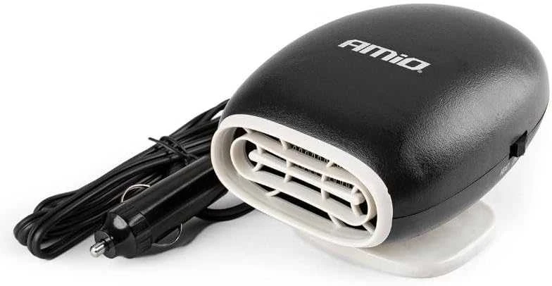 Automobilinis šildytuvas su ventiliatoriumi 12V 150W AMIO-02900