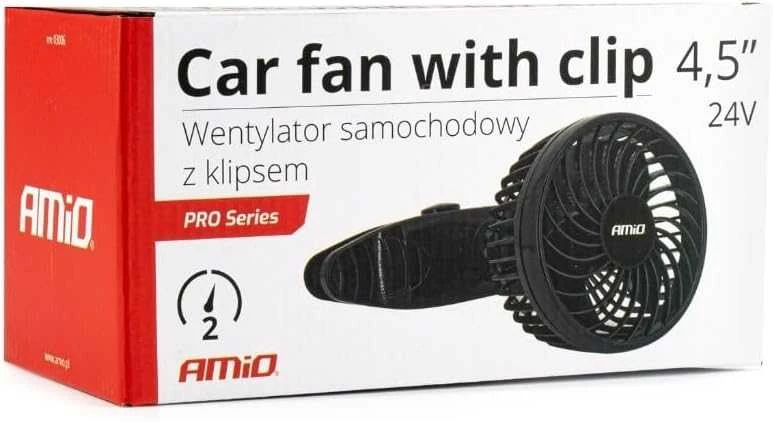 Amio Automobilio ventiliatorius su spaustuku 4,5" 24V