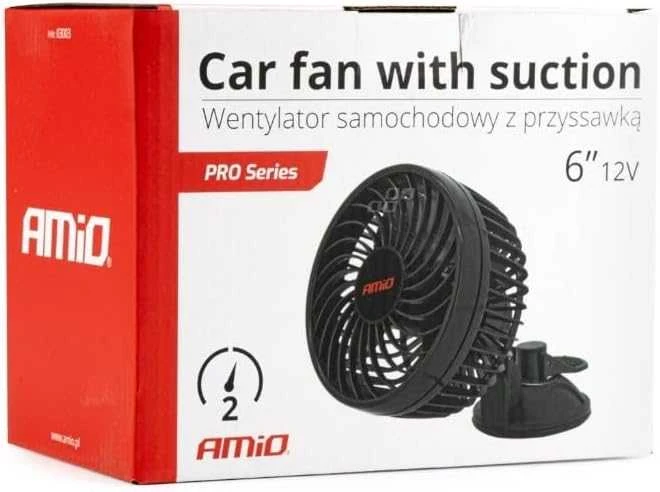 Amio Automobilio ventiliatorius su siurbtuku 6" 12V