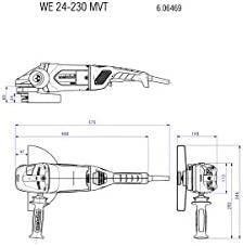 Kampinis šlifuoklis Metabo WE 24-230 MVT; 2400 W