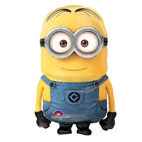 AMSCAN Vaikštantys Minions folijos balionas - 71 x 109 cm - 1 vnt. universalus