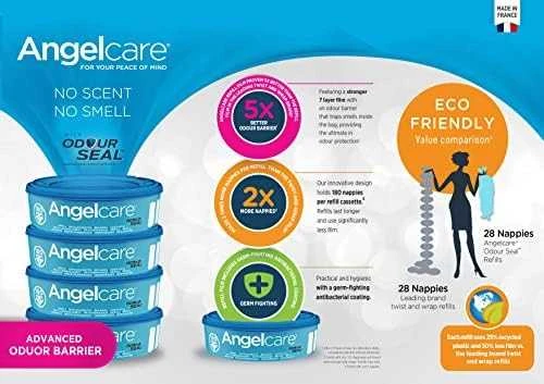 Sauskelnių konteineris su viena kasete Angelcare Classic