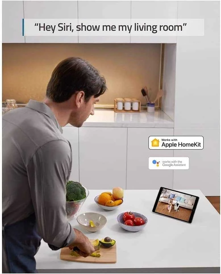 Anker Eufy Indoor Cam 2K Pan &amp; Tilt Baltas IP kamera