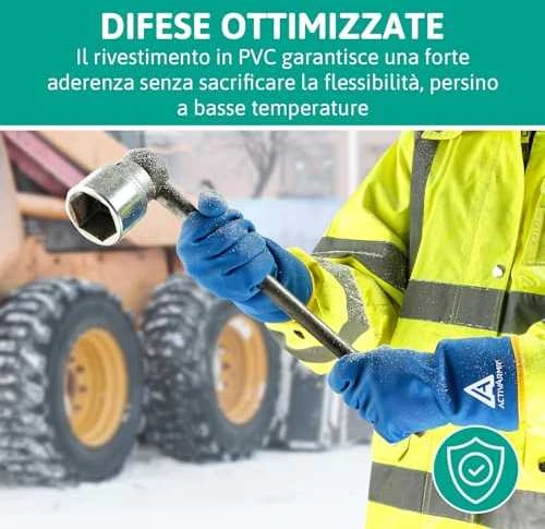Žieminės apsauginės pirštinės Ansell ActivArmr® 97-681, 9 dydis
