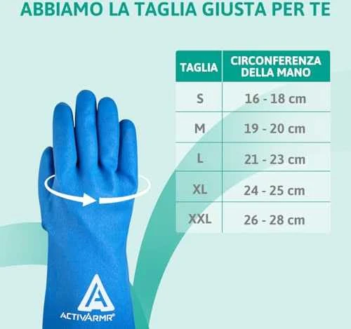 Žieminės apsauginės pirštinės Ansell ActivArmr® 97-681, 9 dydis