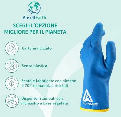 Žieminės apsauginės pirštinės Ansell ActivArmr® 97-681, 9 dydis