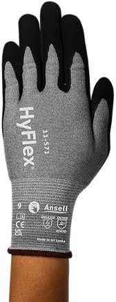 Ansell HyFlex 11-571 apsauginė pirštinė su juodu paviršiumi