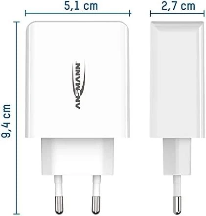 Ansmann namų įkroviklis HC430 4xUSB 3000mA baltas
