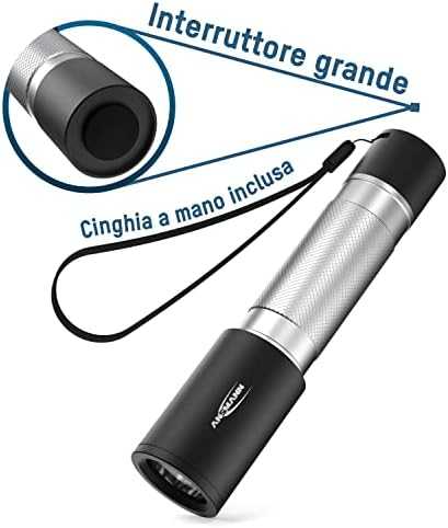 Ansmann LED žibintuvėlis kasdieniniam naudojimui 300B įsk. 2xBaby C 1600-0430